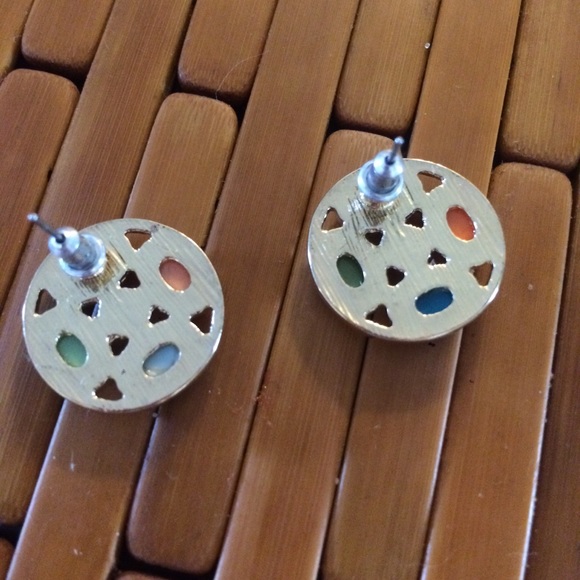 🌈Gorgeous Inlayed Multicolored Stones VTG🌈 - Picture 2 of 4